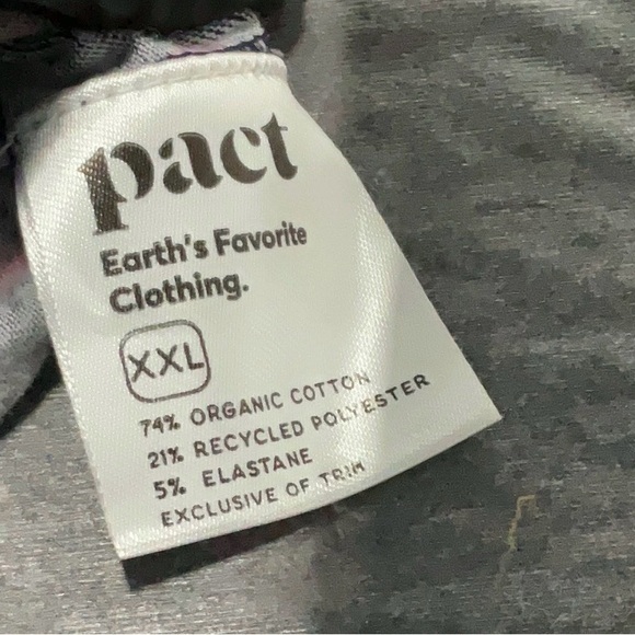 PACT Organic Cotton Jumpsuit Romper Animal Print XXL - Picture 4 of 4